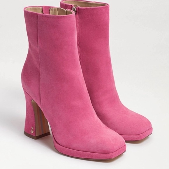 Sam Edelman Jaye Pink Platform Boot - Picture 6 of 6